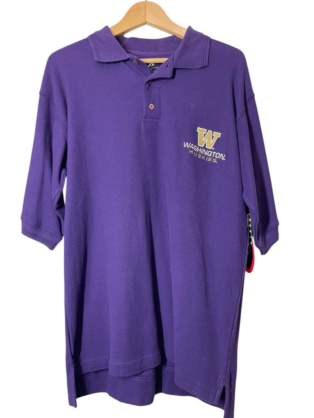 UW University of Washington Huskies Polo Shirt Mens Size XL NEW Pro Player